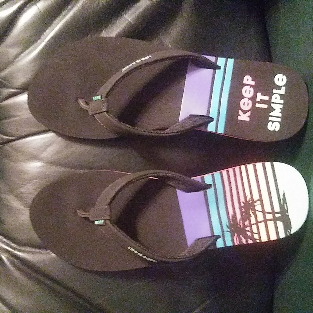 EUC Reef Life is Good Flip Flops!!!